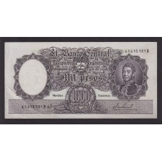 ARGENTINA COL. 539b BILLETE DE $ 1.000 SAN MARTIN BOT 2167